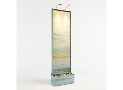 Partition mur d'eau colonne murs Waterwall LED 60x210cm murs d'eau