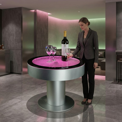 Design Table Coffee table Water Columns Column Tables Sofa LED Illuminated  Table de design Table basse Colonnes d'eau Tables de colonne Canapé LED Illuminé