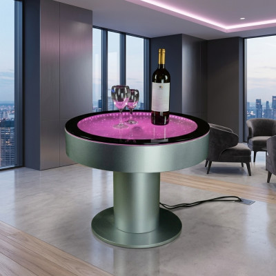 Design Table Coffee table Water Columns Column Tables Sofa LED Illuminated  Table de design Table basse Colonnes d'eau Tables de colonne Canapé LED Illuminé