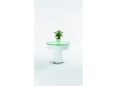 Table Ronde Bar Table Rondes LED Jeu d'eau décoratif illuminé Mobilier LED