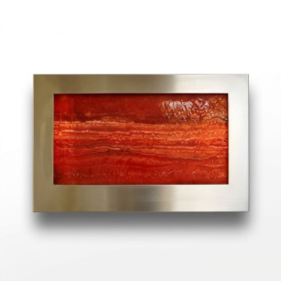 Mur d'eau LED, colonnes d'eau design, cadre d'image de cascade 90x60