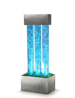 Colonnes de colonne d'eau mur d'eau fontaine d'eau éclairage LED caractéristique de l'eau colonnes d'eau