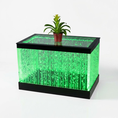 Table basse Table design Colonnes d'eau Colonne d'eau Tables de canapé LED