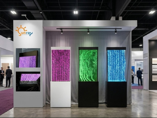 Cloison de séparation du designer, murs de luxe, colonnes d'eau, mur d'eau, cloisons de 60x180cm xxl.