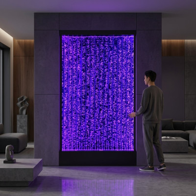 Étagère de partition Armoire d'eau Colonne murale LED 200x220