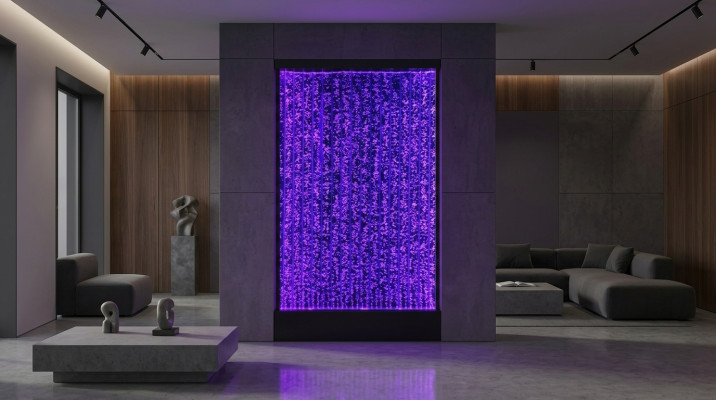Étagère de partition Armoire d'eau Colonne murale LED 200x220