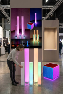 Cube LED jouet pour enfants Cube d'apprentissage Cube lumineux d'apprentissage de couleur Décoration Décoration.