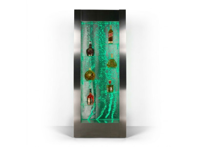 Mur d'eau LED Étagère de bar Colonne colonnes d'eau Étagères de comptoir décoratives Designer