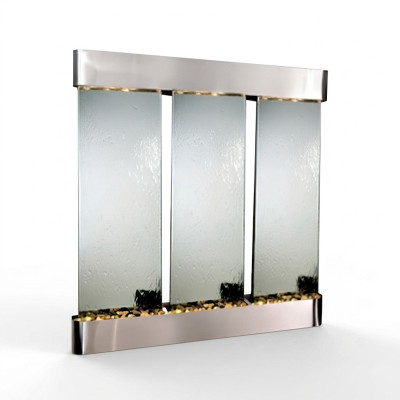 Led Water Wall Bar Shelf Column Water Column Counter Shelves Design  Mur d'eau led, étagère de bar, colonne d'eau, comptoir, étagères de colonne设计
