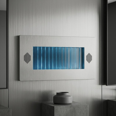 Panneau mural LED mur d'eau moderne à bulles d'eau décoratif.