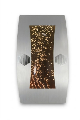 Conception de mur d'eau en led colonnes d'eau cascade cadre photo 50x80