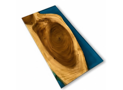Table basse Table de rivière Résine époxy Tables massives 121x61 Table de rivière Authentique