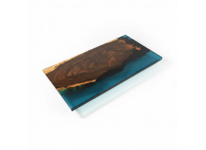 Table basse Table rivière Résine époxy Tables massives 121x61 table rivière