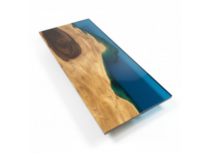 Table à manger Eau de mer Rivière Bois véritable Table de rivière 181x81cm Tables