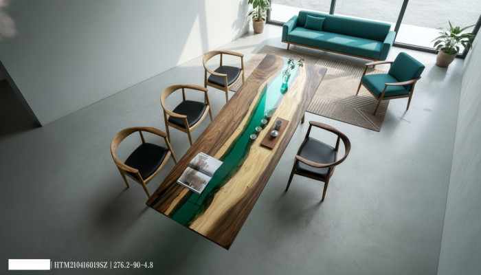 Tables de luxe Table de conférence Table rivière Table en bois massif Table rivière solide