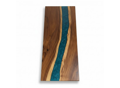 Table à manger Table Résine époxy nouvelle Tables 201x81 Table de rivière Vrai bois