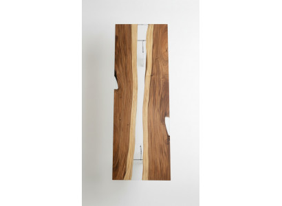 Table à manger Table de rivière Véritable bois Table de rivière 240x90 Tables massives