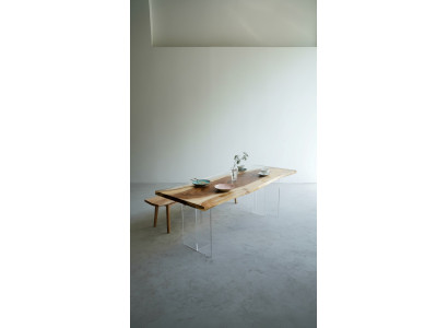 Tables en résine époxy Table à manger Bois Mobilier massif Table en résine époxy en cascade
