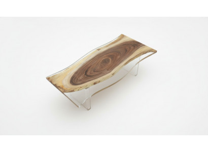 Table à manger Eau de mer Rivière Bois véritable Table de rivière 220x90 Tables