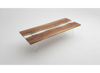 Table à manger Table de rivière Tables massives 220x80 Table de rivière Sea Waterfall