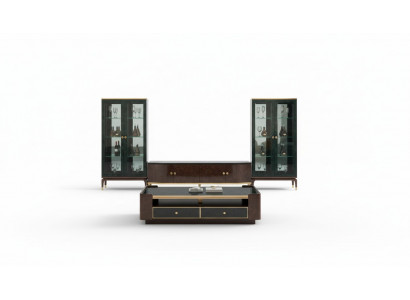 Vitrine en verre Armoire à tiroirs Vitrine Armoires Vitrines Commode Armoire décorative Designer