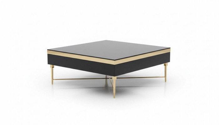 Table basse de luxe Tables en bois Salon Mobilier de haute qualité Table d'appoint