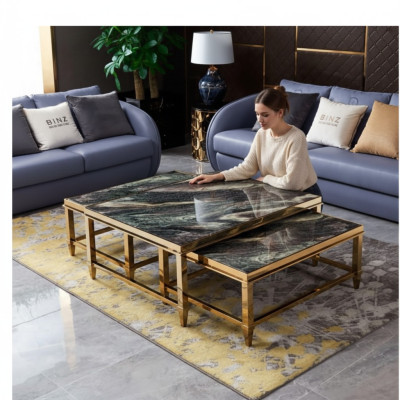Double table basse Table basse Table d'appoint Table de design Table de salon Tables