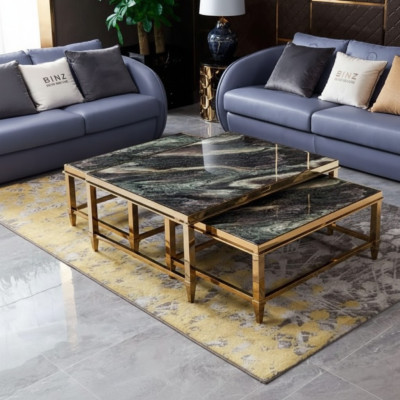 Double table basse Table basse Table d'appoint Table de design Table de salon Tables