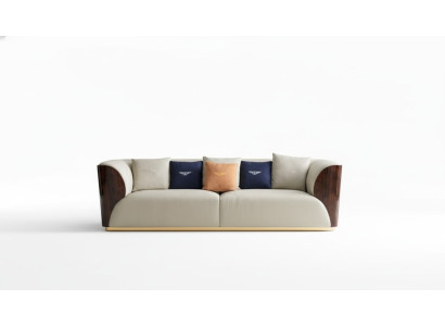 Canapé en cuir Canapé Designer Tapisserie Canapé Canapés Quatre places Mobilier Salon Bois