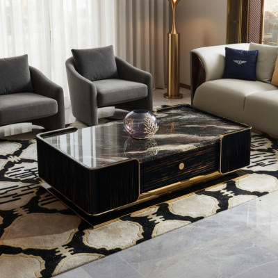 Table basse Tables Table d'appoint Designer Table basse en bois de luxe Table basse