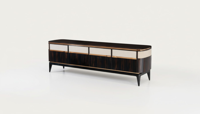 Meuble TV design Armoire TV Buffet commode basse Commode Armoire Étagère de chambre