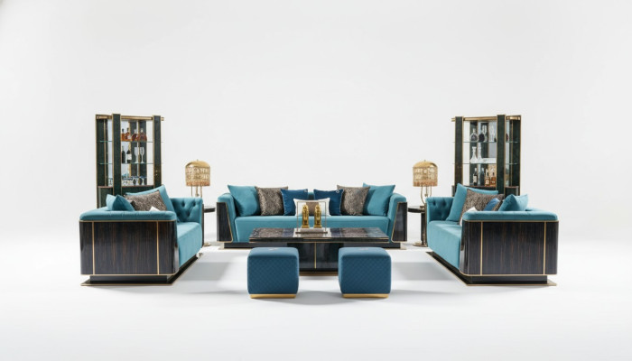 Trois places canapé Canapé Tapisserie Canapé 3 places Tissu Canapés Tissu Mobilier de luxe