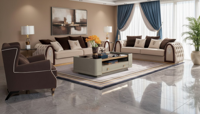 Set complet Canapé 431 Sièges Rembourrage Canapés Noble Luxe Salon Mobilier