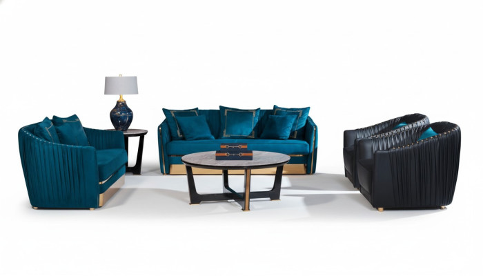 Ensemble de canapé 5 pièces. Ensemble canapé Fauteuil Table basse Canapé Canapés modernes Canapé en cuir