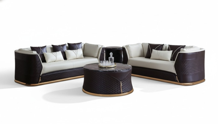 Table basse Table de café Design Décorative Moderne Ronde Salon Rond