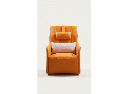 Fauteuil Relax en Cuir Lounge Club Design Canapé Luxe Siège Rembourrages Mobilier nouveau