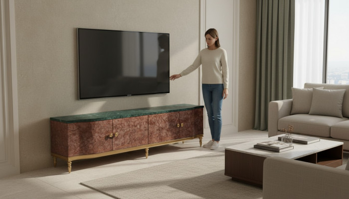 Design Kommode Kleiderschrank Sideboard Moderner Stil Dekor Wohnzimmer Kommoden