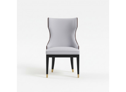 Salle à manger 1x chaise Chaises rembourrage bois Moderne Designer Lehn Siège Fauteuil