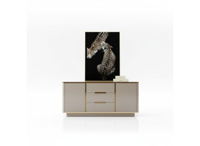 Commode Armoire en bois Buffet Salle de séjour Console Armoires murales