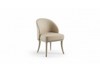 Chaise 1x Chaise de salle à manger Revêtement de chaise Chaise de salon TV Club en cuir Siège Fauteuil de luxe
