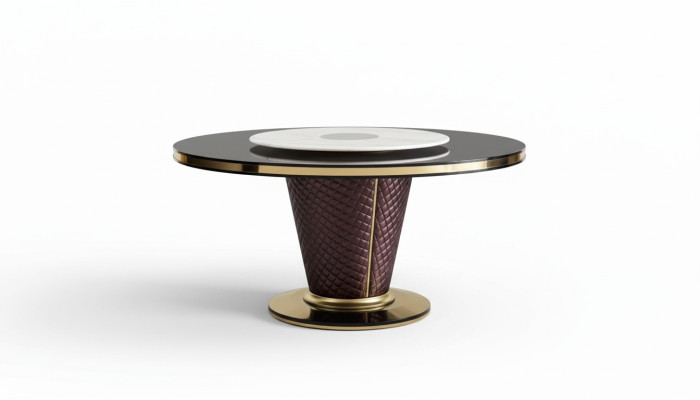 Table à manger Table ronde Salle à manger Salon Suite Bois Design Tables