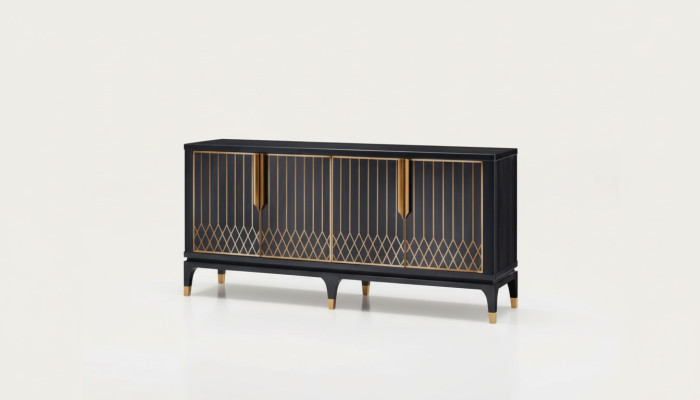 Enfilade Design Commode Armoire en bois Commodes Meuble Console Côté