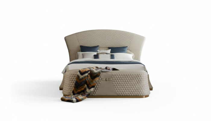 Lit En Cuir Mobilier De Chambre De Luxe Moderne Lits 3 Pièces Ensemble De Sommiers