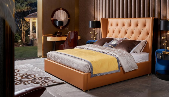 Cadre de lit classique Mobilier de chambre à coucher Lits 3 pièces ensemble suite