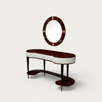 Coiffeuse Miroir Console de luxe Commode Chambre Coiffeuse Commodes