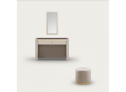 Coiffeuse Tabouret Console Tables de maquillage Table Miroir Consoles