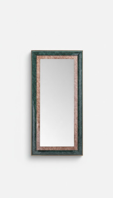 Miroir mural moderne avec grand miroir encadré en bois véritable Miroir suspendu Mobilier de luxe