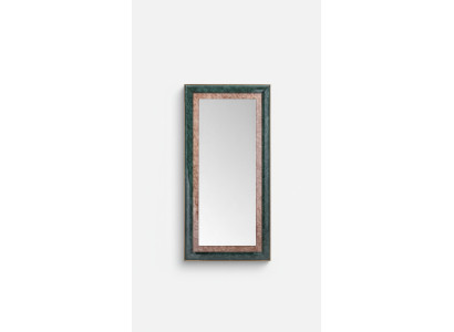 Miroir mural moderne avec grand miroir encadré en bois véritable Miroir suspendu Mobilier de luxe