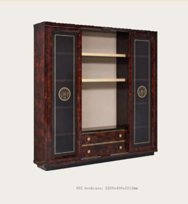 Armoire de conception Bibliothèque Vitrine Étagère à fichiers Mobilier de bureau Étagère