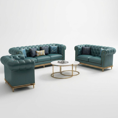 Ensemble de canapés 3 places 2 places 1 place Canapé Design Canapé Tissu Canapés Moderne de Luxe nouveau